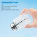 4 Oz Square Clear Glass Nail Polish Remover Bottle with Pump Dispenser - Buy Online on GoSupps.com