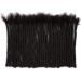 Teresa 100% Human Hair Dreadlock Extensions - 0.8cm Width, Natural Black, 6 Inch, 20 Strands - Handmade Permanent Loc Extensions for Men/Women - Buy Online on GoSupps.com