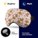 Cartoon Corgis Sleep Mask Eye Cover for Sleeping Blindfold with Adjustable Strap Blocks Light Night Travel Nap for Men Women - Buy Online on GoSupps.com