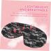 Angoily Lace Flower Eye Mask | Lightweight Polyester Face Mask for Travel | 22x9x0.8cm Black | Ideal for Eye Relaxation & Sleep - Buy Online on GoSupps.com