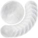 12pcs Bamboo Nursing Breast Pads with Laundry Bag - Contoured Leak-Proof Breastfeeding Nipple Pad for Maternity, Reusable Nipple Covers for Breast Feeding (Pastel Touch, 4.5 inch)