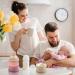 Bezavea Baby Milk Powder Dispenser - Portable 3 Layer Formula Storage Container (Pink) | 120ml Baby Feeding Travel Storage - Buy Online on GoSupps.com