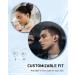 Silicone Ear Plugs for Sleep - 2 Pairs Noise Reducing NRR -33dB, Reusable Soft Night Earplugs for Sleeping, Snoring Blocking, Side Sleepers - Black - Buy Online on GoSupps.com