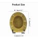 Resin Glitter Toilet Seat Sparkle Toilet Seat Cover Round Oval Easy Installation and Cleaning Soft Close Toilet Seat(Gold Silver Black Pink) Silver Little Surprise - Buy Online on GoSupps.com