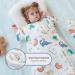 Organic Cotton Baby Sleeping Bag Long Sleeves 3.5Tog | 24-28in/3-6 Months - Buy Online on GoSupps.com
