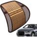 Car Lumbar Support | Portable Car Lumbar Cushion | Car Back Pillow Ventilated Cars Seat Backrest Compact Auto Lumbars Pillow for Driving Seat Travels Longrides Yellow - Buy Online on GoSupps.com