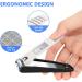 DR.MODE Nail Clipper Set - Mess-Free Finger and Toe Nail Clippers with Cuticle Trimmer for Men and Women - Buy Online on GoSupps.com