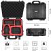 SYMIK A310-MM3DL Dual Layer Waterproof Hard Carrying Case for DJI Mini 3 Pro Drone - Fits DJI RC/N1 Remote, Tablet Holder, Landing Pad - Rugged Professional Case - Buy Online on GoSupps.com