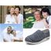 NVBHOF Men's Diabetic Shoes - Adjustable Edema Slippers for Elderly Swollen Feet - Dark Grey, Size 12 - Buy Online on GoSupps.com