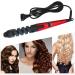 Spiral Screw Rod Electric Curling Iron - Constant Temperature Hair Care - Red Ceramic Glaze - 31.5x3.5cm - Buy Online on GoSupps.com