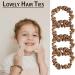 Small Satin Silk Hair Scrunchies for Thick, Curly, and Thin Hair - 4 Pack Champagne Gold - Traceless Frizz Prevention - Women and Girls Hairbands - Buy Online on GoSupps.com