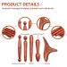 4-Piece Wooden Trigger Point Massager Set | Relieve Pain & Relax Muscles - Ideal for Foot Shoulder & Back - Buy Online on GoSupps.com