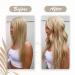 Hetto Treat Real Hair Extensions - #17/23 Ash Blonde Mix | 80g Remy Hair 40cm Length Premium Quality Hair Recovery & Highlights - Buy Online on GoSupps.com