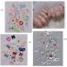 Manicure Rhinestones Cartoon Kawaii Accessories Butterfly-shape 3D Special Design Bear Nail Decoration(03) - Buy Online on GoSupps.com