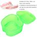 Prosthesis Bathtub Retainer Case & Cleaning Cup - Colorful Storage Box for False Teeth with Sieve (Green) - Buy Online on GoSupps.com