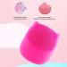 Facial Scrubber | Penguin Shape Vibrating Face Brush - Rechargeable Wash Brush for Deep Cleaning Skin Waterproof Skin Care Face Brushes Red - Buy Online on GoSupps.com