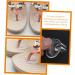 FOMIYES Transparent Sandal Cushions - 10 Pairs Adhesive Gel Foot Pads for Flip-Flops & Summer Sandals - Metatarsal Support Inserts - Buy Online on GoSupps.com
