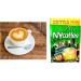 NYCoffee 3 in 1 Instant Coffee sachets|3 Flavours - Salted Caramel Vanilla & Irish Flavours Bundled with Temas Store Coffee Stirrers & Coffee Sleeves & Reusable Plastic Coffee Cup|36 Coffee Sachets - Buy Online on GoSupps.com