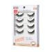 KISS My Lash But Better Fake Eyelashes Multipack - Bare Affair 4-Pair Pack | Lightweight, Reusable, Contact Lens Friendly | Voluminous & Comfortable | 8 Total - Buy Online on GoSupps.com