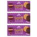 Galbusera Cereali G Pack of 3 extra thin fondant cereal biscuits wrapped in dark chocolate 120 g each pack contains 4 individual portions of 30 g