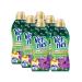 Venel aromatherapy fascinating jungle fabric softener 6x 37 WL (222 washloads) long -lasting laundry scent with essential oils for 24/7 fresh recyclable bottle 814 ml (6 -pack)