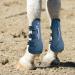 Free Gaiters & String Caps - 4-Set Gaaten Horse Impact Protection Boots for Jumping Riding & Dressage - Neoprene Tendon Guards in Size L Blue - Buy Online on GoSupps.com