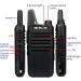 Retevis RT22 Walkie Talkies - Rechargeable Mini 2 Way Radio with Earpiece - Long Range Portable Two-Way Radios for Family, Kids, Road Trip, Camping, Hiking (2 Pack Black) - Buy Online on GoSupps.com