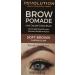 Makeup Revolution Brow Pomade Soft Brown - 3g | Long-Lasting Perfectly Defined Eyebrows - International Shipping Available - Buy Online on GoSupps.com