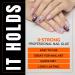 Super Strong Nail Glue for Acrylic & Press On Nails - Professional Adhesive Bond for Long Lasting, Stick On, Fake Nails - 0.07oz (5 Pack) - Buy Online on GoSupps.com