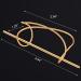 OIIKI 2PCS X Shaped Hair Stick Set for Women & Girls - Gold + Silver Bun Holder & Cage - Buy Online on GoSupps.com