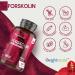 Forskolin Capsules 1000mg - 60 Vegan Capsules | Coleus Forskohlii Extract for Keto Diet | Allergen & GMO-Free Supplement for Men & Women - Buy Online on GoSupps.com