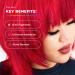 XMONDO Color Fire Red Hair Dye & Mask | Vegan Formula with Bond Boosters & Hyaluronic Acid for Nourishment | 8 Fl Oz | International Shipping Available - Buy Online on GoSupps.com