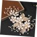minkissy Flower Leaf Hairpin Bobby Pin Hair Accessory for Women Weeding Hair Clasp Wedding Hair Clip Metal Nail File Bobby Clip Lady Hair Barrette Bridal Accessories Rhinestone Girl Miss - Buy Online on GoSupps.com