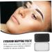 MUSISALY Eyebrow Drawing Eyebrow Makeup Tools Brow Contour Paste Aluminum Box 1 count (Pack of 1) Black - Buy Online on GoSupps.com