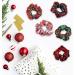 Christmas Glitter Sequin Hair Scrunchies - Red+Green Elastic Ponytail Holders for Girls & Women - 5PCS Set for Festive Hair Accessories - Buy Online on GoSupps.com