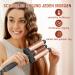 Buy Curling Iron 3 Barrels for Beach Waves - Adjustable Fast Heating Wave Iron for All Hair Types - Rose Gold - Buy Online on GoSupps.com