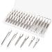 60 Pcs Duck Billed Hair Clips for Women Styling Sectioning  Gingbiss Metal Hairdressing Single Prong Curl Pin Clips with Storge Box  Alligator Clips Hair Pins for Makeup  Hair Salon  Barber  DIY