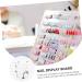 Ipetboom Nail Display Board Coloured Card Pearl Scrunchies for Women False Nail Tip Sample Display Nail Color Chart Display Nail Art Showing Display Holder Acrylic Nail Polish Detachable - Buy Online on GoSupps.com