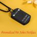 Fanery Sue Personalized Ash Necklace for Dogs - Custom Pet Urn Jewelry for Pet Cremation - Memorial Keepsake Necklace in Black - Buy Online on GoSupps.com
