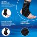 SNEINO Ankle Brace for Women & Men - Adjustable Breathable Ankle Support for Sprained Ankle | Stabilizer for Injury Recovery - Ideal for Basketball & Running | Small Black - Buy Online on GoSupps.com