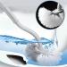 Toilet Bowl Brush and Holder Corner Cleaning Brushes Double Side Curved Plastic Brush Toilet Bathroom Long Handle Cleaning Supplies - Buy Online on GoSupps.com