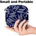 White Bar Women's Binding-Storage Bag | Large Menstrual Cup Pocket with Zipper | Stylish Period Inserts & Tampon Bags for Girls & Women - Multi-Colored - Buy Online on GoSupps.com