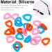 Buy Homsfou Heart Shape Slipproof Ear Clips for Women - Silicone Glasses Bands & Holders - Buy Online on GoSupps.com