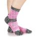Meaiguo Women's Running Toe Socks - 4 Pairs, Grey/Blue/Pink/Purple - Buy Online on GoSupps.com