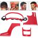 Beard Hairline Template Kit Professional 4-Piece Set for Beard and Hairline Shaping Beard Trimming Tool Facial Hair Outline Shaper Beard Hair Grooming Stencil Styling Guide for Men Styling & Haircut - Buy Online on GoSupps.com