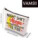 VAMSII Night Shift Nurse Cosmetic Bag - Perfect Gift for Nurses & Doctors | Night Shift Survival Kit - Buy Online on GoSupps.com