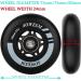 AOWESM Inline Skate WheeIs 85A Outdoor Inline Roller Hockey Skates Replacement Wheels w/Bearings ABEC-9 and Floating Spacers  72mm/76mm/80mm Sizes  Black/Blue/Red Colors  8-Pack Black 80mm - Buy Online on GoSupps.com