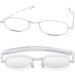 Shop Compact Flat Folding Reading Glasses - Frost +2.5 | International Shipping Available - Buy Online on GoSupps.com