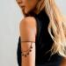Buy Black Disc Layered Tassels Open Cuff Bangle for Women & Girls - Perfect Halloween Costume Jewelry - Buy Online on GoSupps.com