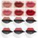 KYDA 6 Colors Matte Lipstick Set Lazy Lipstick for Women High Pigmented Matte Velvet Lipstick Makeup Cosmetics  Easy To Color-Set A A(1-6)